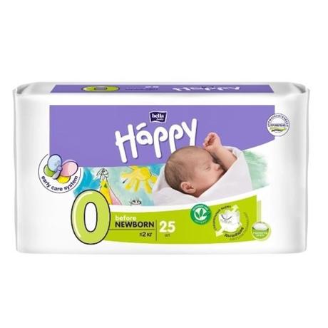 Фото Bella Baby Happy Newborn Подгузники для детей Before Newborn (0 - 2 кг), 25 шт.