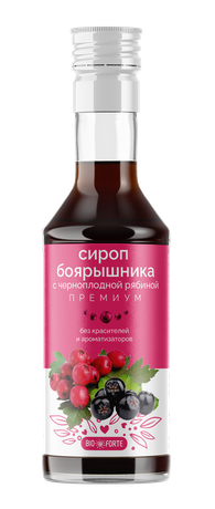 Фото Сироп боярышника с черноплодной рябиной премиум BioForte, 250 мл