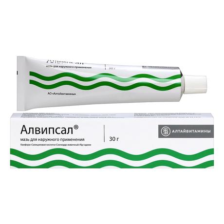Фото Алвипсал, мазь для наружного применения, 30 г