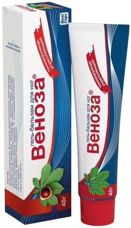 Фото Веноза, гель-бальзам для ног, 40 г