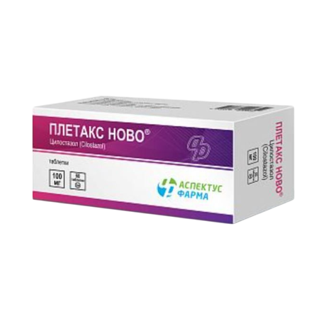 Фото Плетакс Ново, таблетки 100 мг, 120 шт.