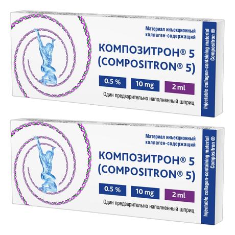 Фото Набор 2уп Композитрон 5 коллаген-содержащий шприц 2мл х1