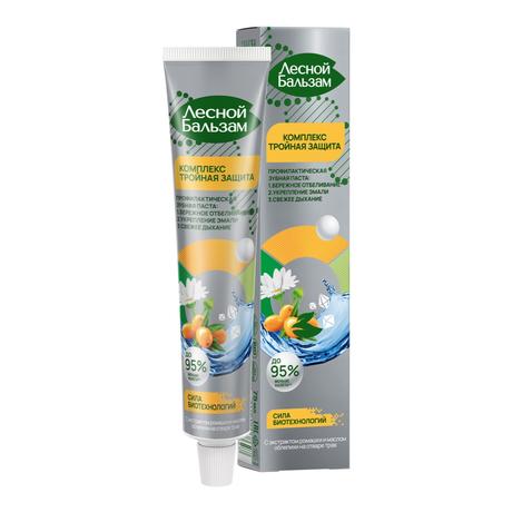 Фото Лесной бальзам Форте Курс восстановления десен, зубная паста, 75 мл