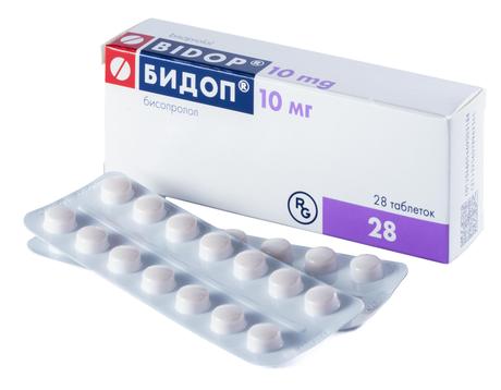 Фото Бидоп, таблетки 10 мг, 28 шт.