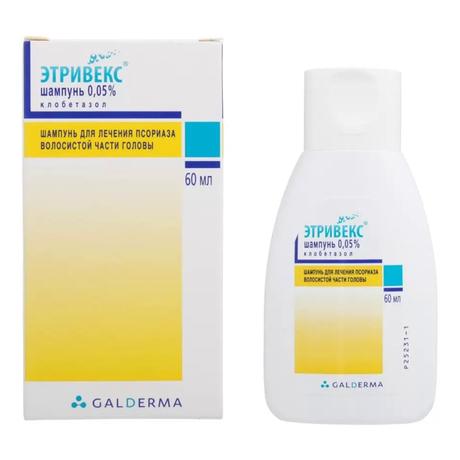 Фото Этривекс, шампунь 0.05%, 60 мл