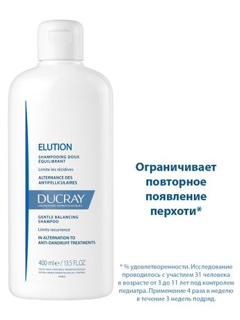 Фото Ducray Elution шампунь мягкий балансирующий, 400 мл