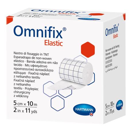 Фото Omnifix elastic, пластырь нетканый, фиксирующий 10 м х 5 см, 1 шт.