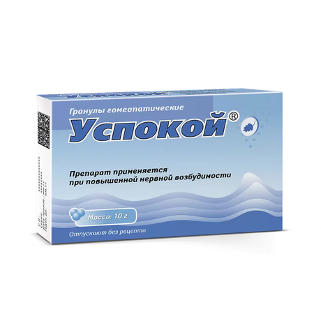 Фото Успокой, гранулы гомеопатические, пакет 10 г, 1 шт.