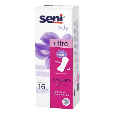 Фото Seni Lady Ultra Micro, прокладки урологические, 16 шт.