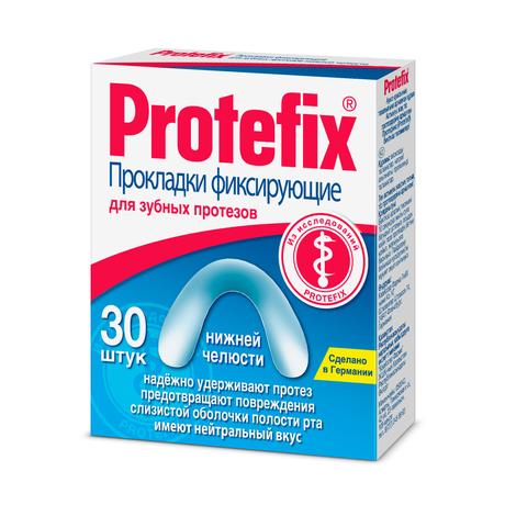 Фото Протефикс, прокладки фиксирующие для нижней челюсти, 30 шт.