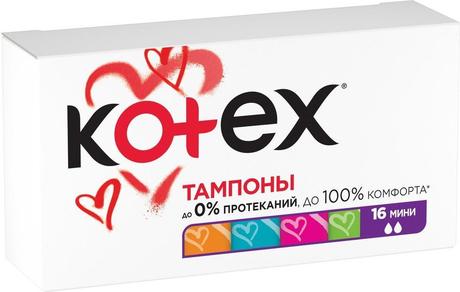 Фото Kotex тампоны мини 16 шт.