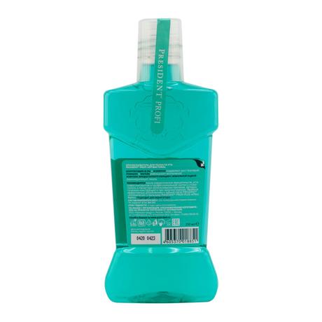 Фото ПрезиДент Профи, ополаскиватель с хлоргексидином для защиты от бактерий 250 мл, 1 шт.