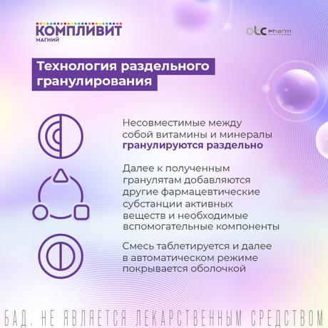 Фото Компливит Магний, таблетки 735 мг, 60 шт.