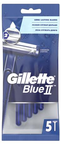 Фото Gillette Blue II станки одноразовые для бритья, 5 шт.