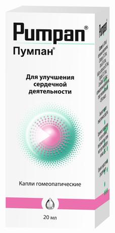 Фото Пумпан, капли гомеопатические, 20 мл