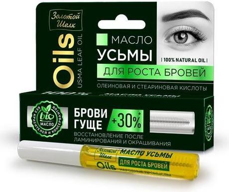 Фото Золотой Шелк, Масло Усьмы для роста бровей, флакон 7 мл