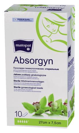 Фото Прокладки гинекологические стерильные Matopat Comfort Absorgyn 27 х 7.5 см, 10 шт.