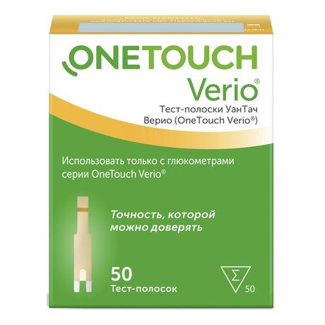 Фото Тест-полоски One Touch Verio, 50 шт.