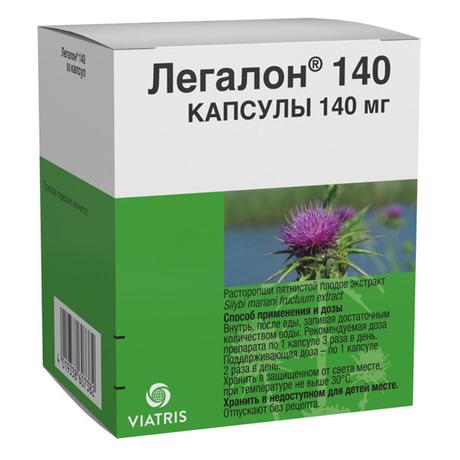 Фото Легалон, капсулы 140 мг, 60 шт.
