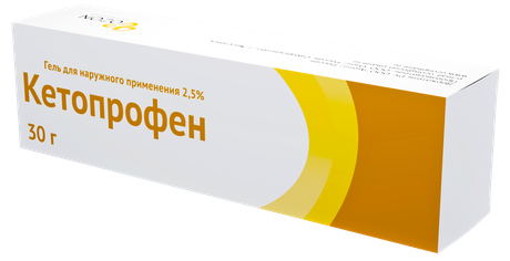 Фото Кетопрофен, гель 2.5%, 30 г (Озон)
