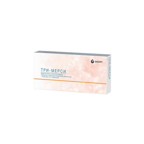 Фото Три-Мерси, таблетки покрыт. плен. об. 21 шт.
