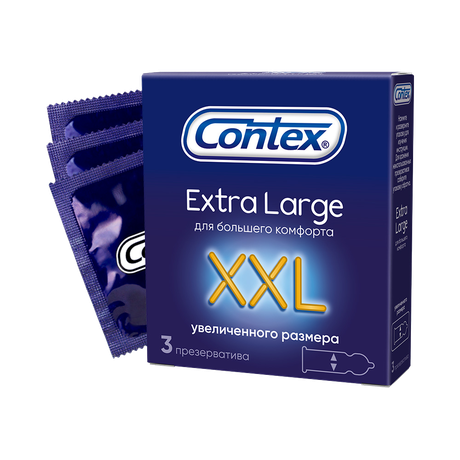 Фото Презервативы Contex Extra Large, 3 шт.