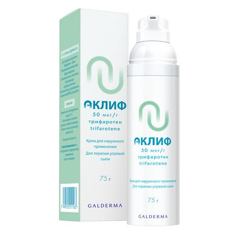 Фото Аклиф, крем 50 мкг/г, флакон 75 г