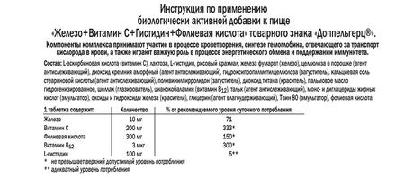 Фото Доппельгерц Актив Железо+Витамин С+Гистидин+Фолиевая кислота, таблетки, 30 шт.