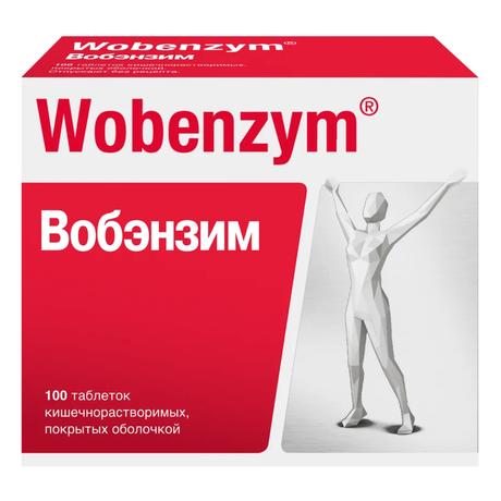 Фото Вобэнзим, таблетки покрыт. плен. об. кишечнорастворимые, 100 шт.