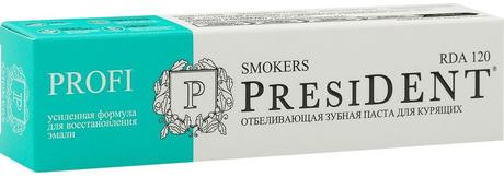 Фото ПрезиДент Профи Smokers, зубная паста, 50 мл