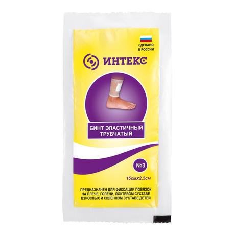 Фото Бинт эластичный трубчатый №3, 1 шт.