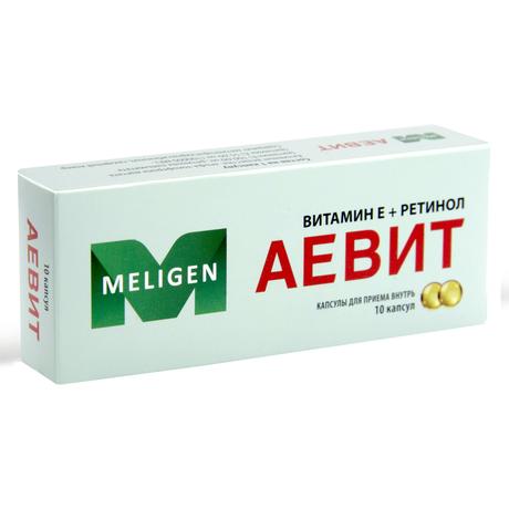 Фото Аевит, капсулы, 10 шт.
