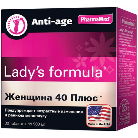 Фото Lady's formula Женщина 40 Плюс, таблетки, 30 шт.