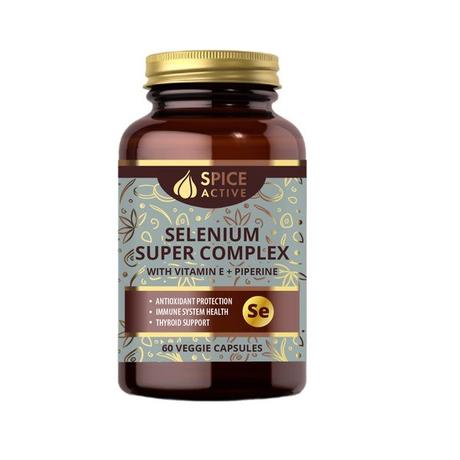 Фото Spice Active селен супер комплекс с витамином е и пиперином капсулы 0,18 г №60