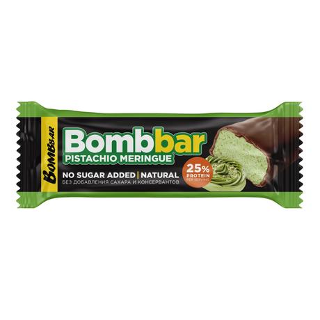 Фото Bombbar батончик глазированный (фисташковая меренга) 40 г, 30 шт.