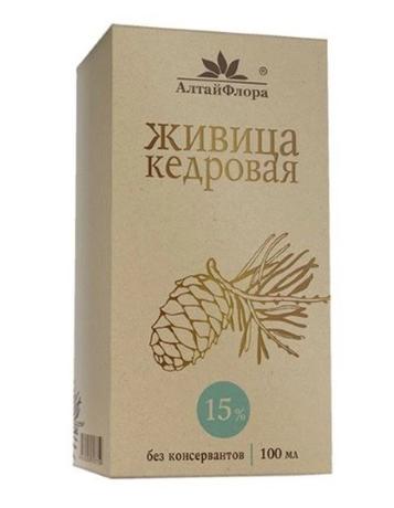Фото Алтайфлора Живица Кедровая С Прополисом раствор 15% 100 мл №1