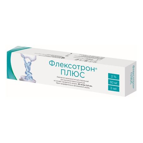 Фото Флексотрон Плюс, имплантат 20 мг/мл, шприц 3 мл, 1 шт.