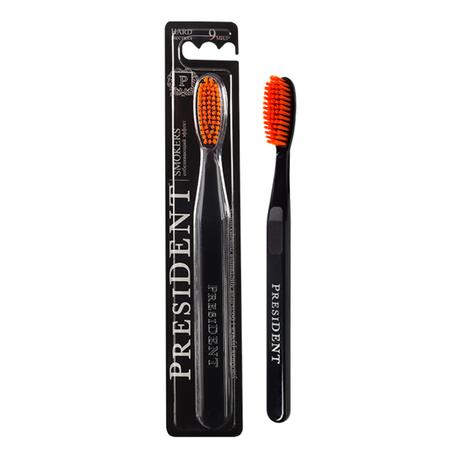 Фото ПрезиДент Смокерс, жесткая зубная щетка, 1 шт.
