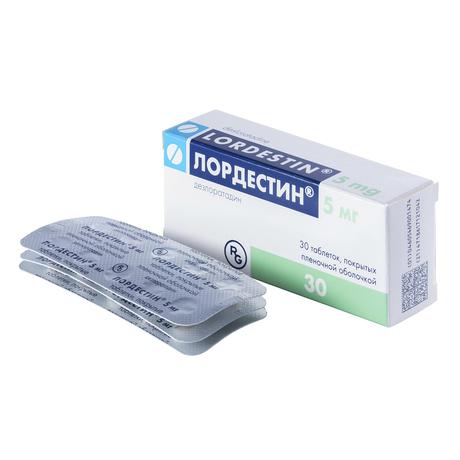 Фото Лордестин, таблетки покрыт. плен. об. 5 мг, 30 шт.