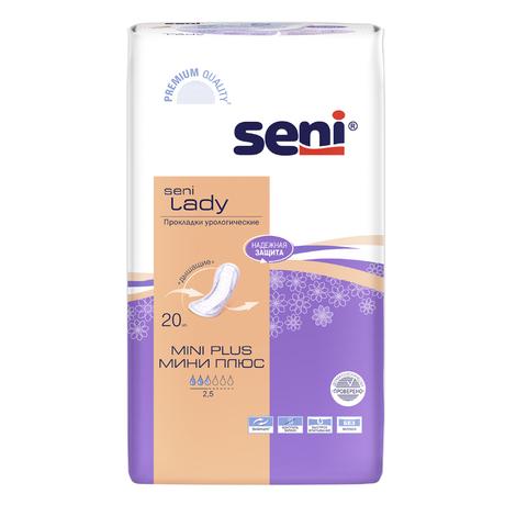 Фото Seni Lady прокладки урологические Mini Plus, 20 шт.
