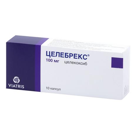 Фото Целебрекс, капсулы 100 мг, 10 шт.