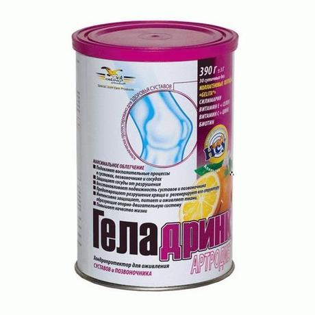 Фото Геладринк Артродиет порошок для приготовления раствора для приема внутрь [апельсиновый] 390 г №1