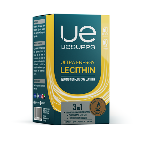Фото UESUPPS Ультра Энерджи Лецитин, капсулы, 60 шт.