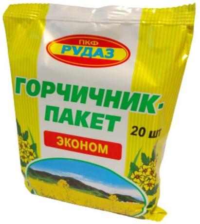 Фото Горчичник-пакет (эконом), 20 шт.