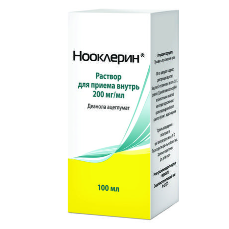 Фото Нооклерин, раствор 200 мг/мл, 100 мл