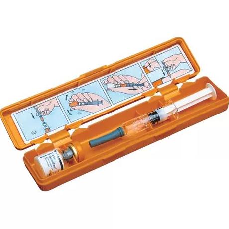 Фото Глюкаген Гипокит, лиофилизат для приготовления раствора для инъекций 1мг+шприц с раств.