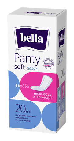 Фото Прокладки Bella ежедневные Panty Soft Classic, 20 шт.