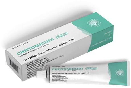Фото Синтомицин, линимент 10% (Тульская фармацевтическая фабрика), 25 г