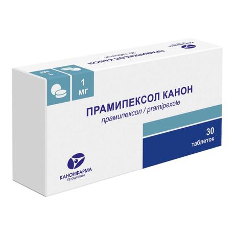 Фото Прамипексол Канон, таблетки 1 мг, 30 шт.