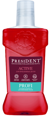 Фото Президент Профи Актив, ополаскиватель для полости рта, 250 мл